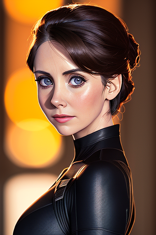 05345-393628258-waist up portrait photo of (alisonbrie-sd-v2-1000_1.2), masterpiece, cosplaying as Black Widow from The Avengers, (wearing black.png